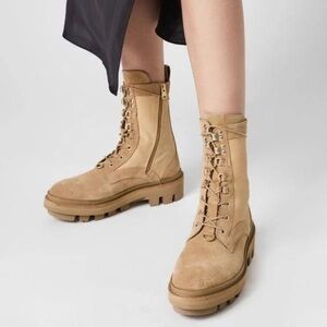 All Saints Canvas/Suede Beth Boot in Sand
Women's Size 40